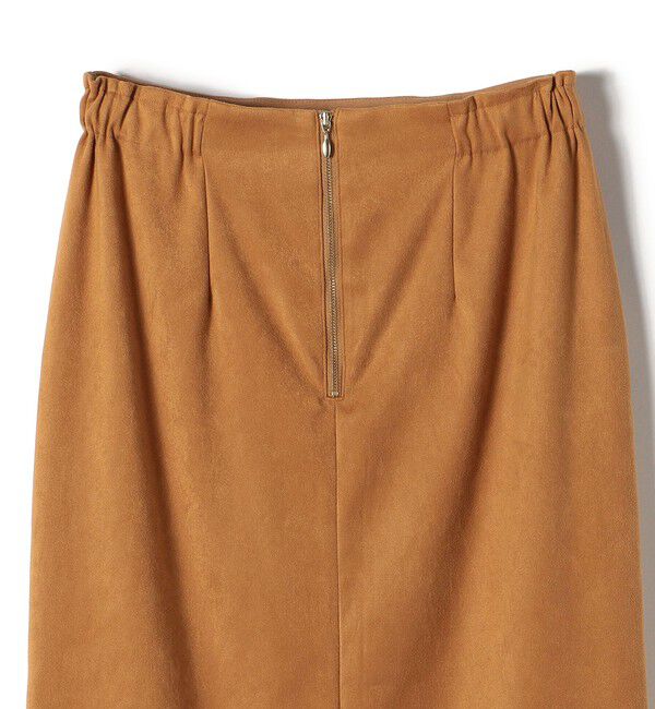 SHIPS for women「〈手洗い可能〉フェイク スエード (ポリエステル) タイト スカート」|タイト|