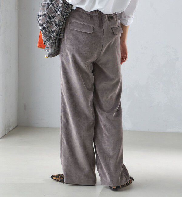 SHIPS for women「〈洗濯機可能〉コーデュロイ 2タック パンツ」|その他|