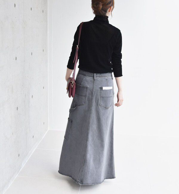 quaranciel「quaranciel:〈洗濯機可能〉フロッキー シアー タートル ネック 2」|Tシャツ・カットソー|