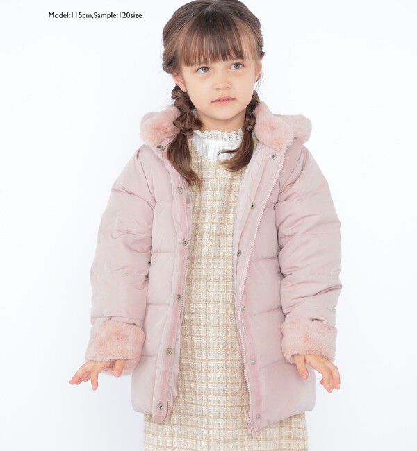 SHIPS KIDS「SHIPS KIDS:100～130cm / レース ピンタック 長袖 ブラウス」|シャツ・ブラウス|