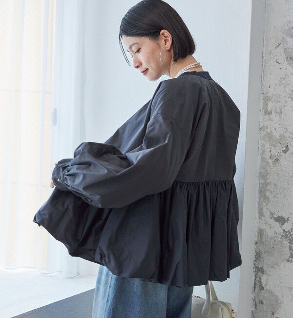 SHIPS for women「ペプラム バルーン 中綿 ブルゾン」|その他|