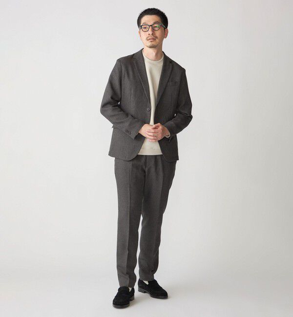 SHIPS「【WEB限定】SHIPS:〈手洗い可能〉ウールライク テック セットアップ（ジャケット＋イージーパンツ）」|スーツ|