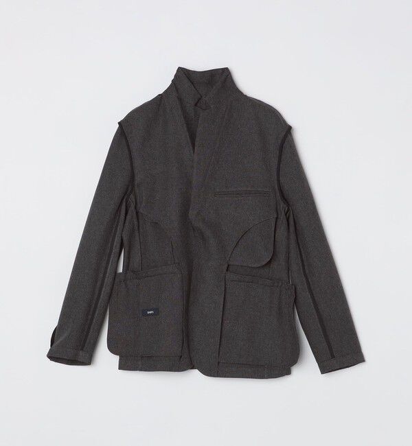 SHIPS「【WEB限定】SHIPS:〈手洗い可能〉ウールライク テック セットアップ（ジャケット＋イージーパンツ）」|スーツ|
