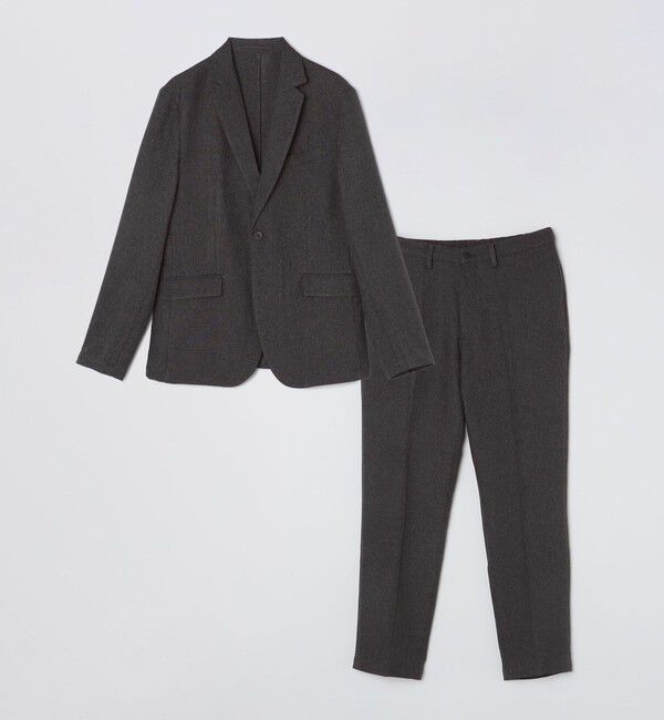SHIPS「【WEB限定】SHIPS:〈手洗い可能〉ウールライク テック セットアップ（ジャケット＋イージーパンツ）」|スーツ|