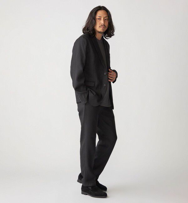 SHIPS「【WEB限定】SHIPS:〈手洗い可能〉ウールライク テック セットアップ（ジャケット＋イージーパンツ）」|スーツ|