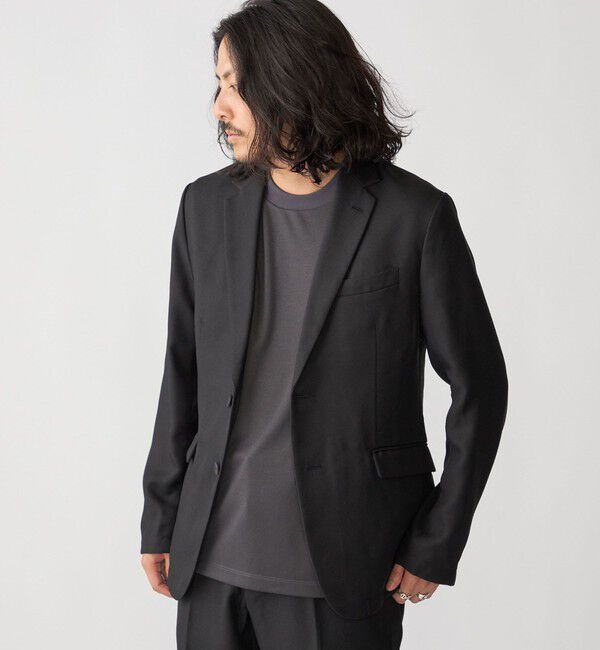 SHIPS「【WEB限定】SHIPS:〈手洗い可能〉ウールライク テック セットアップ（ジャケット＋イージーパンツ）」|スーツ|