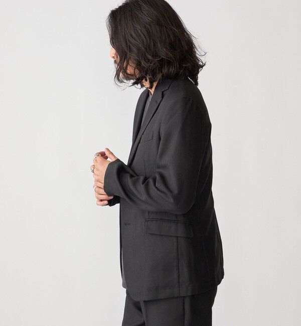 SHIPS「【WEB限定】SHIPS:〈手洗い可能〉ウールライク テック セットアップ（ジャケット＋イージーパンツ）」|スーツ|