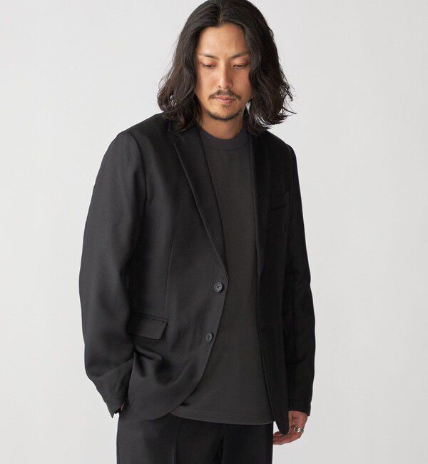 SHIPS「【WEB限定】SHIPS:〈手洗い可能〉ウールライク テック セットアップ（ジャケット＋イージーパンツ）」|スーツ|