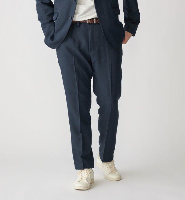 SHIPS「【WEB限定】SHIPS:〈手洗い可能〉ウールライク テック セットアップ（ジャケット＋イージーパンツ）」|スーツ|