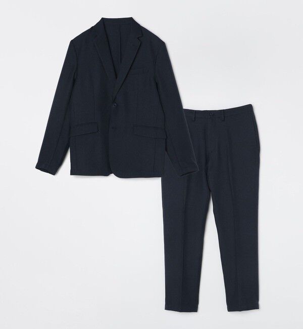 SHIPS「【WEB限定】SHIPS:〈手洗い可能〉ウールライク テック セットアップ（ジャケット＋イージーパンツ）」|スーツ|