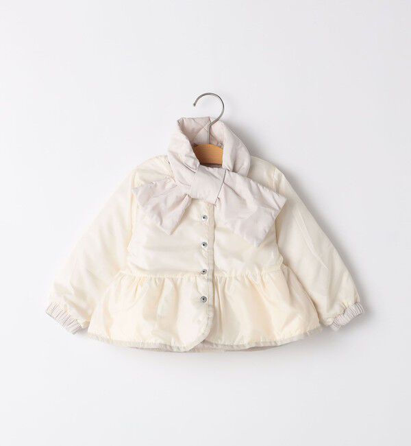 SHIPS KIDS「SHIPS KIDS:100～130cm /〈撥水/洗濯機可能〉キルト ペプラム ジャケット」|その他|