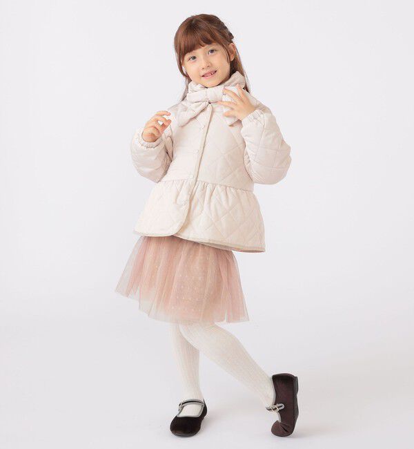 SHIPS KIDS「SHIPS KIDS:100～130cm /〈撥水/洗濯機可能〉キルト ペプラム ジャケット」|その他|