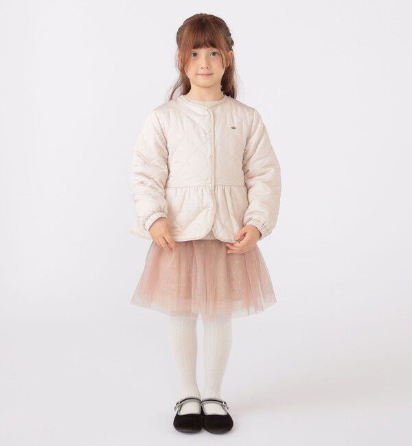 SHIPS KIDS「SHIPS KIDS:100～130cm /〈撥水/洗濯機可能〉キルト ペプラム ジャケット」|その他|