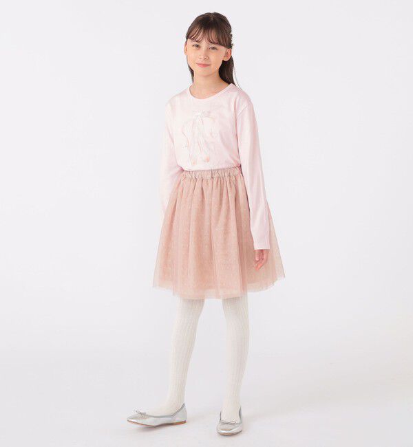 SHIPS KIDS「SHIPS KIDS:140～150cm / チュール スカート」|フレア|