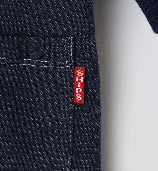 SHIPS KIDS「SHIPS KIDS:70～80cm / オーガニック コットン ボーダー ロンパース」|ロンパース|