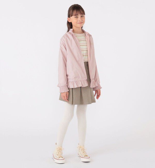 SHIPS KIDS「SHIPS KIDS:140～150cm / 〈撥水〉 フリル パーカー」|その他|