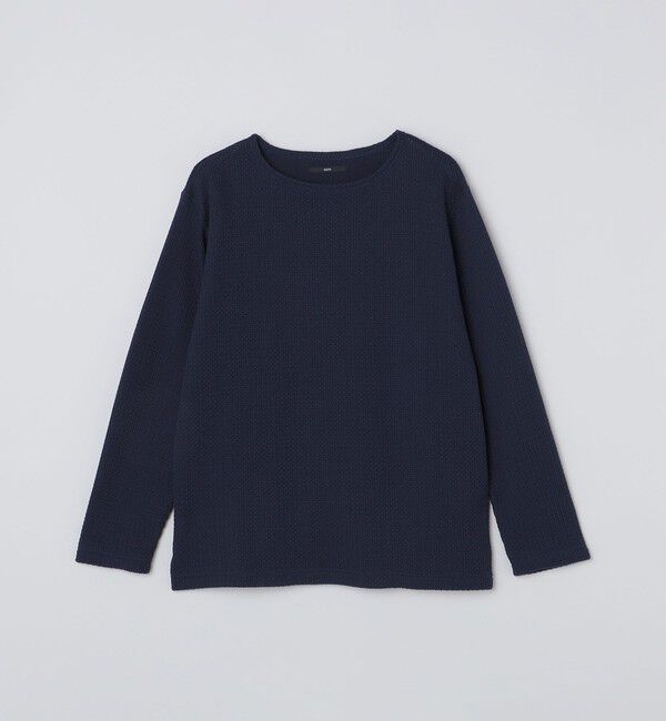 SHIPS「SHIPS: ローゲージ ピケ ボートネック カットソー」|Tシャツ・カットソー|