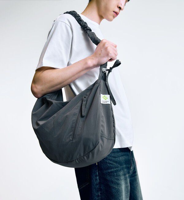 SHIPS「City Ambient Products: クランプル ムーン ギャザーショルダー バッグ」|ショルダー・メッセンジャー|