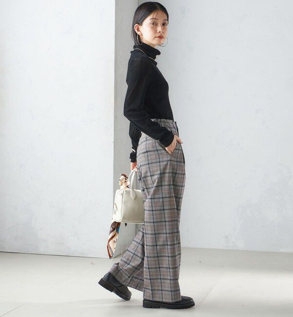 SHIPS for women「〈手洗い可能〉フロッキ― チュール タートルネック」|Tシャツ・カットソー|