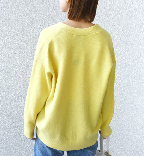 SHIPS for women「〈手洗い可能〉7G ウール カシミヤ Vネック カーディガン」|カーディガン|