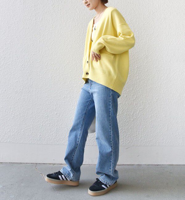 SHIPS for women「〈手洗い可能〉7G ウール カシミヤ Vネック カーディガン」|カーディガン|