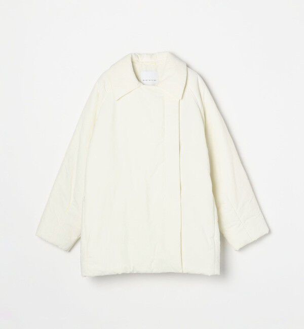 quaranciel「quaranciel: 中綿 テーラード ミドル ジャケット コート」|ダウン|