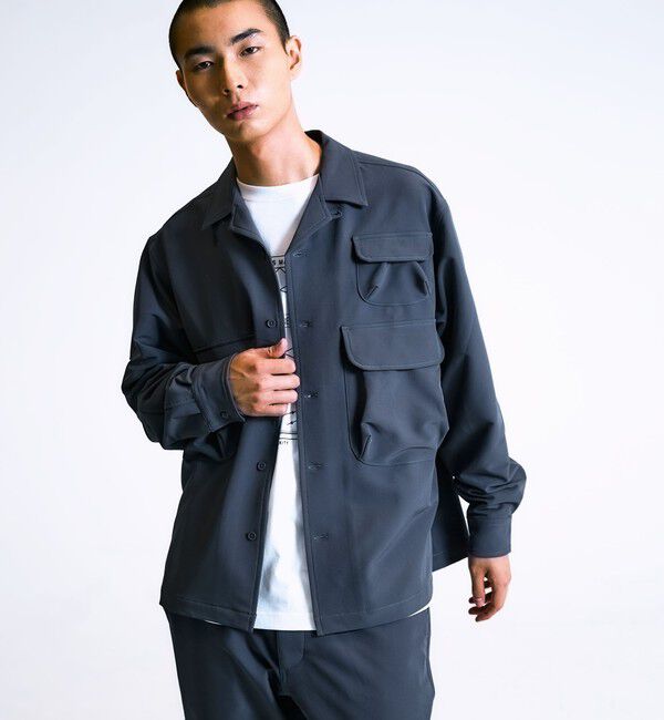 SHIPS「City Ambient Products: SHELTECH Warm(R)マルチポケット シャツ」|シャツ・ブラウス|