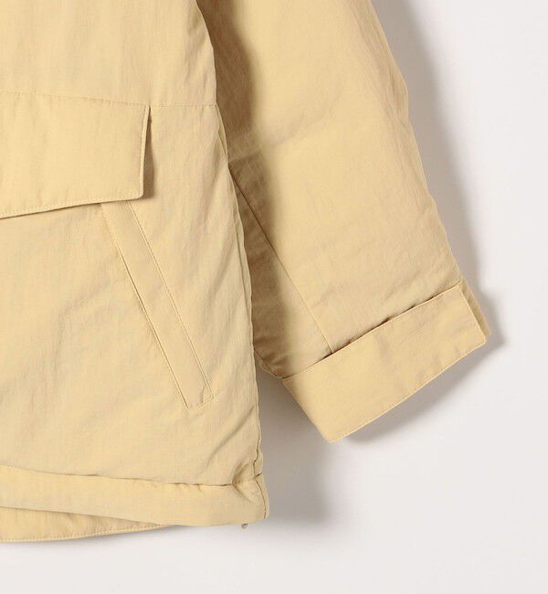 SHIPS any「SHIPS any:〈撥水加工〉中綿 パフ ダブルジップ フーディ ブルゾン」|ブルゾン・スタジャン|