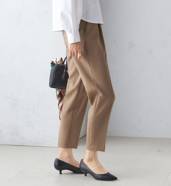 SHIPS for women「〈手洗い可能〉タック テーパード パンツ（セットアップ対応）」|その他|