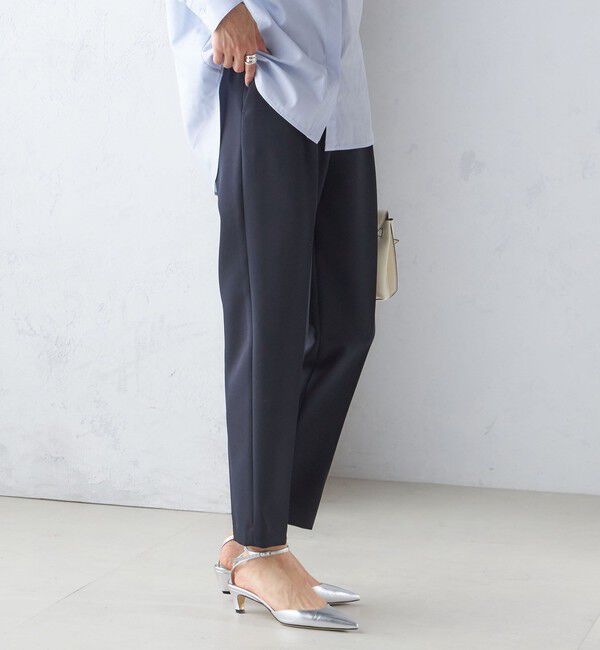 SHIPS for women「〈手洗い可能〉タック テーパード パンツ（セットアップ対応）」|その他|