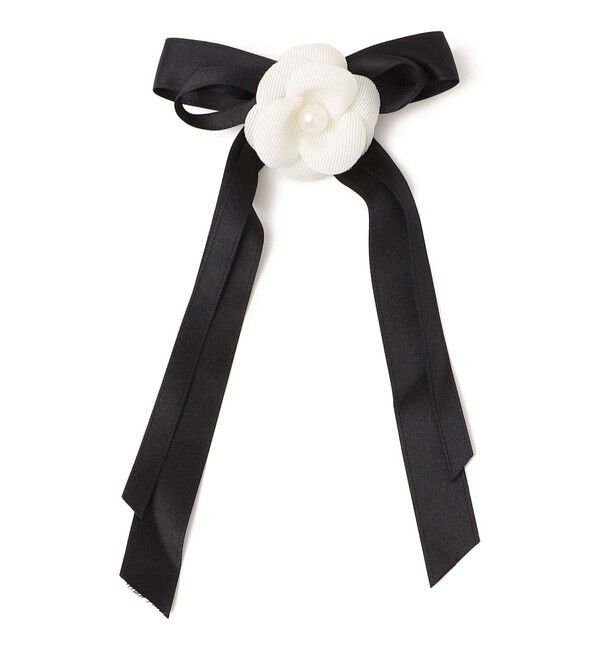 SHIPS KIDS「Milk&times;Soda:リボン ヘアクリップ」|その他|ブラック