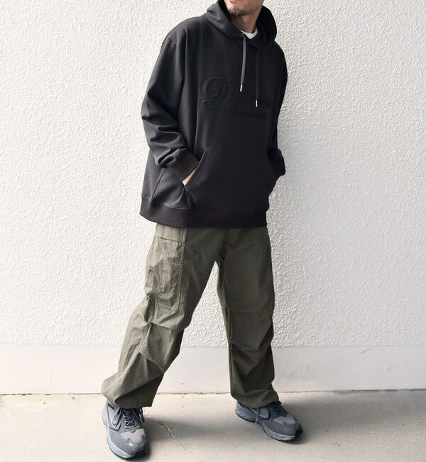 SHIPS any「SHIPS any: 〈洗濯機可能〉エンボスプリント ロゴ ウォーム プルオーバー パーカー◇」|パーカー|