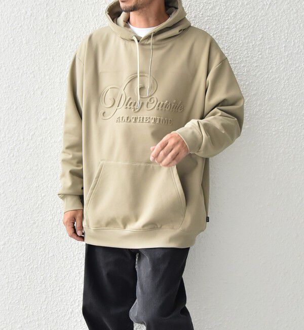 SHIPS any「SHIPS any: 〈洗濯機可能〉エンボスプリント ロゴ ウォーム プルオーバー パーカー◇」|パーカー|