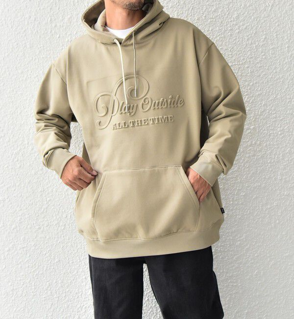 SHIPS any「SHIPS any: 〈洗濯機可能〉エンボスプリント ロゴ ウォーム プルオーバー パーカー◇」|パーカー|