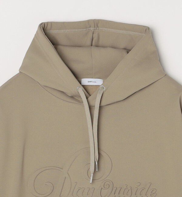 SHIPS any「SHIPS any: 〈洗濯機可能〉エンボスプリント ロゴ ウォーム プルオーバー パーカー◇」|パーカー|