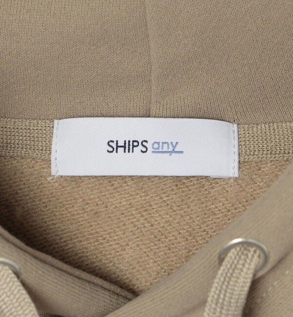 SHIPS any「SHIPS any: 〈洗濯機可能〉エンボスプリント ロゴ ウォーム プルオーバー パーカー◇」|パーカー|