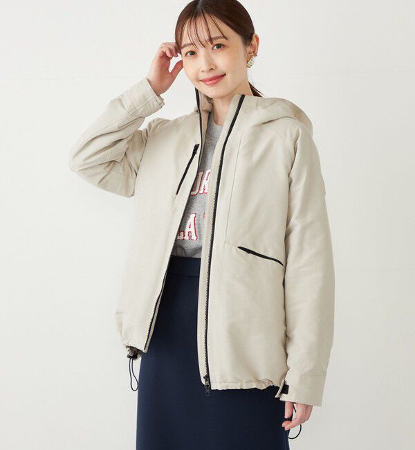 SHIPS Colors 「SHIPS Colors:〈手洗い可能〉ダウンライナー グログラン パーカー◇」|ダウン|