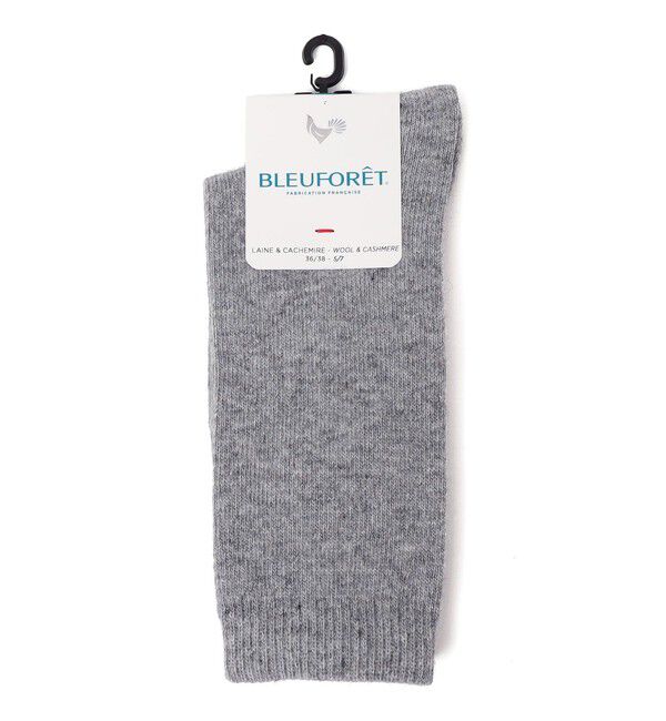 SHIPS for women「BLEU FORET:ソリッド カラー ソックス」|ソックス|グレー
