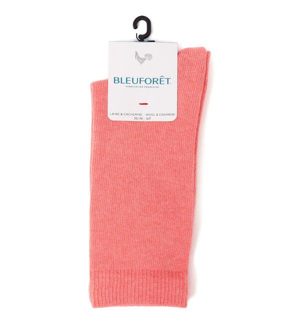 SHIPS for women「BLEU FORET:ソリッド カラー ソックス」|ソックス|スモークピンク