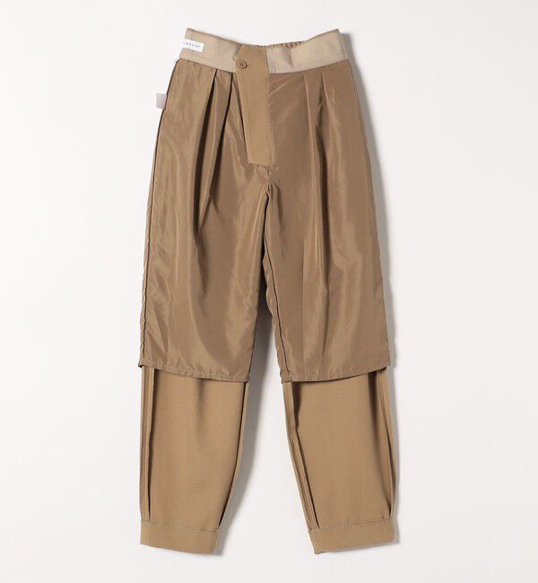 quaranciel「quaranciel:〈洗濯機可能〉ダブル タック ワイドベルト パンツ」|その他|