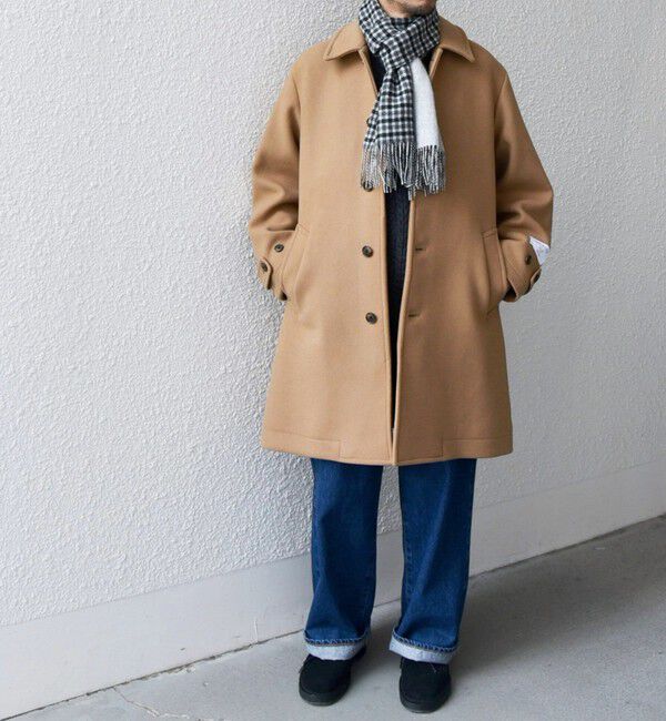 SHIPS any「SHIPS any: カシミヤ ダブルフェイス チェック マフラー 24FW◇」|マフラー|