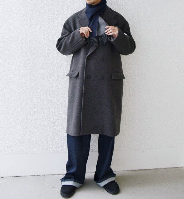 SHIPS any「SHIPS any: カシミヤ ダブルフェイス チェック マフラー 24FW◇」|マフラー|