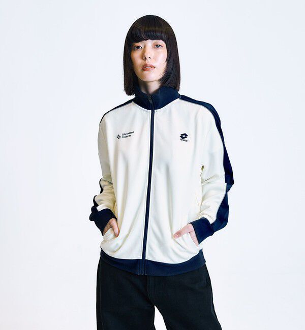 SHIPS「【City Ambient Products別注】LOTTO: TRACK JACKET」|スウェット・ジャージ|アイボリー
