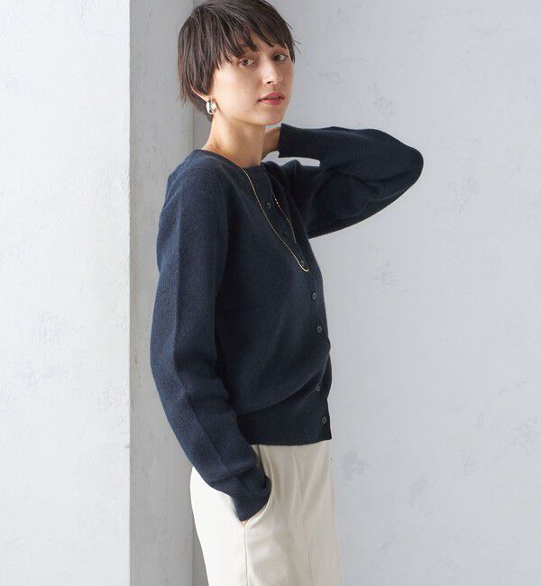 SHIPS for women「カシミヤ クルーネック カーディガン」|カーディガン|