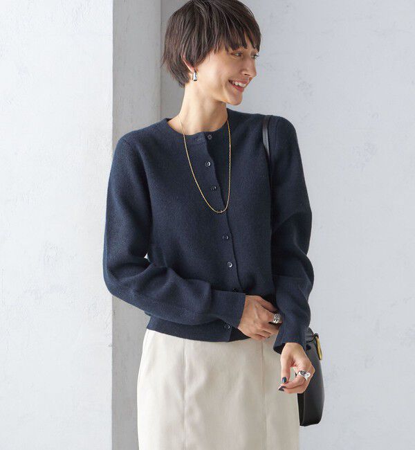 SHIPS for women「カシミヤ クルーネック カーディガン」|カーディガン|