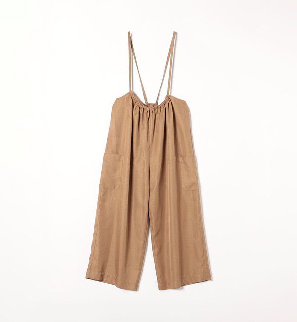 SHIPS any「SHIPS any:〈洗濯機可能〉ウーステッド イージー ギャザー サロペット」|オールインワン|