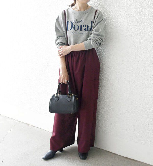 SHIPS any「SHIPS any:〈洗濯機可能〉ウーステッド イージー ギャザー サロペット」|オールインワン|