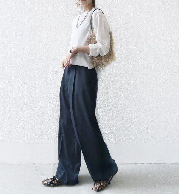 SHIPS for women「〈洗濯機可能〉シアー 裏毛 2WAY プルオーバー」|Tシャツ・カットソー|