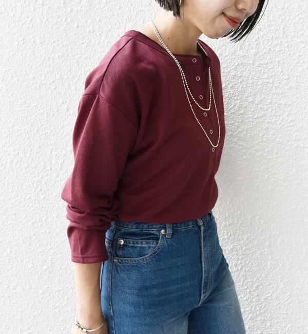 SHIPS for women「〈洗濯機可能〉シアー 裏毛 2WAY プルオーバー」|Tシャツ・カットソー|