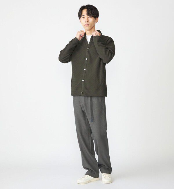 SHIPS「SHIPS: ラッチパイル  ボタン カーディガン」|カーディガン|